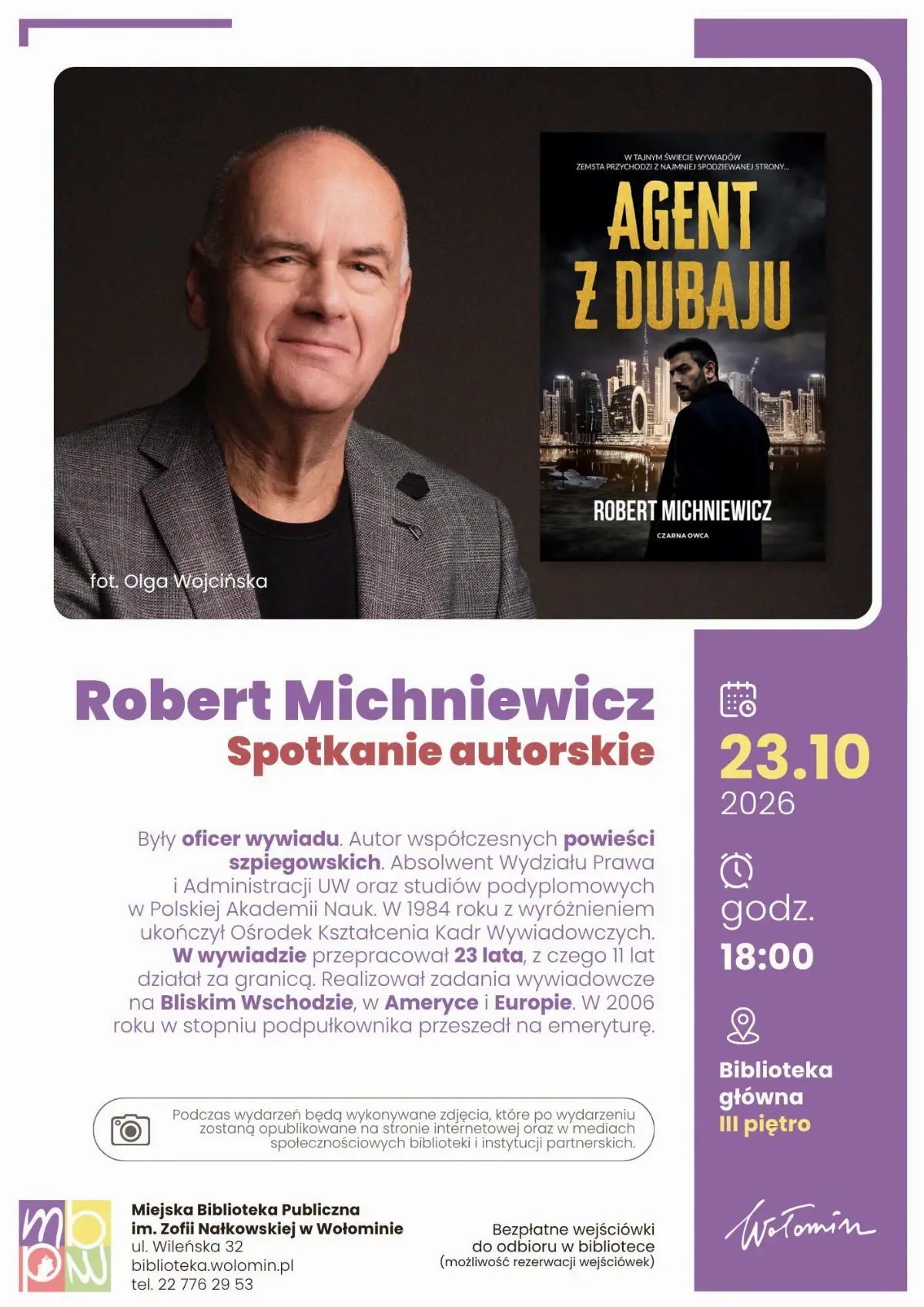 Spotkanie autorskie Roberta Michniewicza