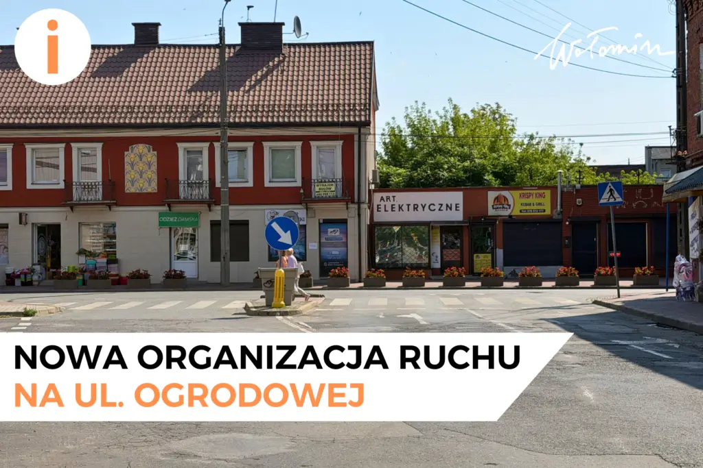Nowa organizacja ruchu na ulicy Ogrodowej w Wołominie