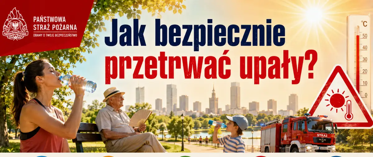 Zasady bezpieczeństwa w czasie upałów