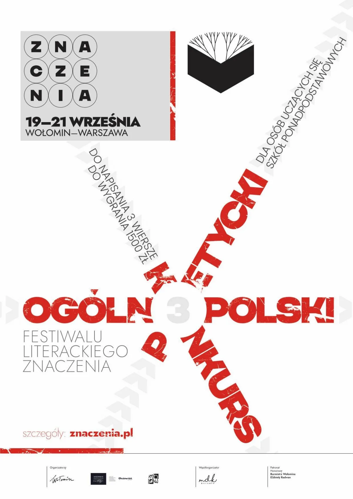 III Ogólnopolski Konkurs Poetycki w ramach Festiwalu Literackiego Znaczenia