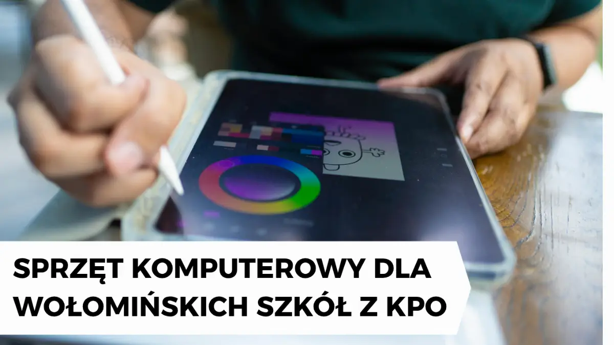 Wołomińskie szkoły otrzymały sprzęt komputerowy z Krajowego Planu Odbudowy