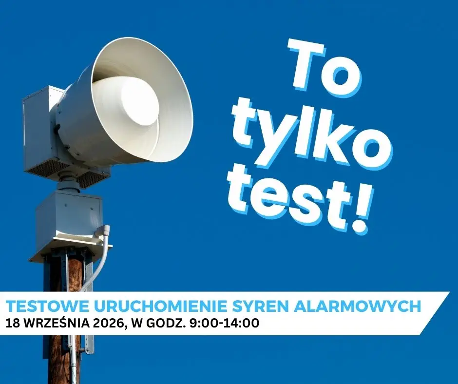 Planowany test syren alarmowych w gminie Wołomin