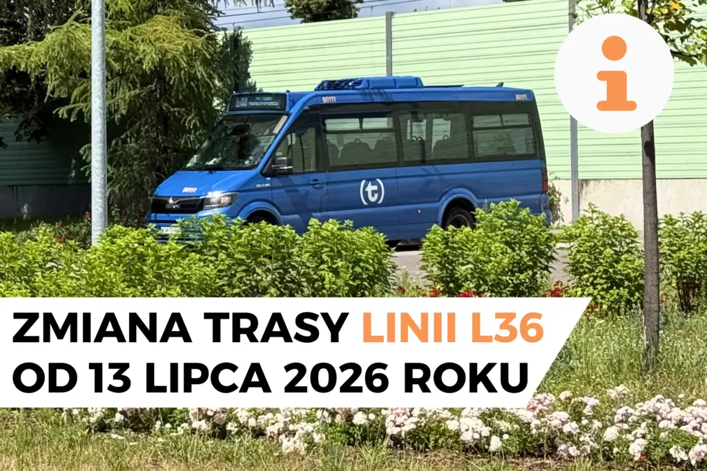 Zmieniona trasa linii L36 od 13 lipca