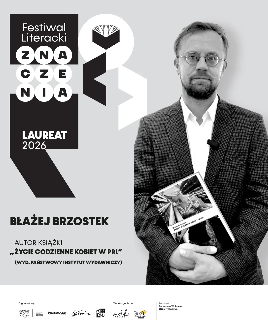 Błażej Brzostek zdobywcą Nagrody Literackiej Znaczenia 2026