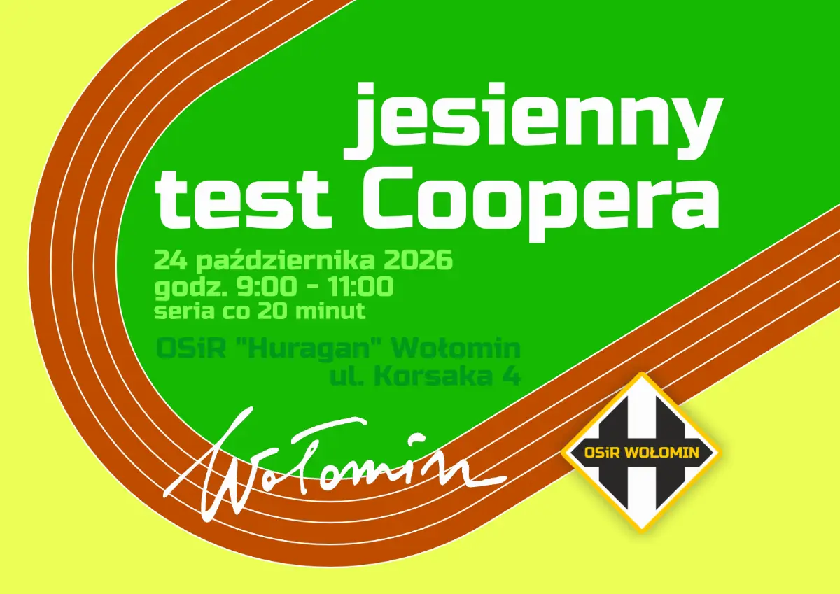 Jesienny Test Coopera 2026 w Wołominie