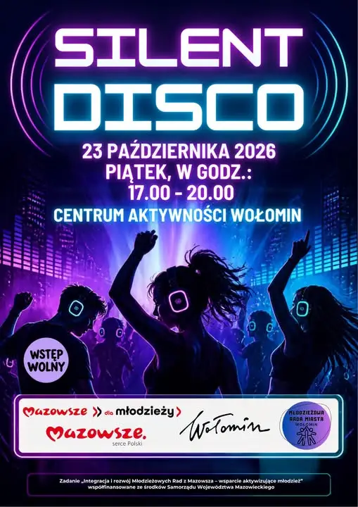 Silent disco w Wołominie 23 października