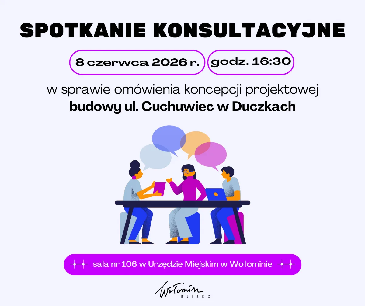 Konsultacje w sprawie budowy ul. Cuchuwiec w Duczkach