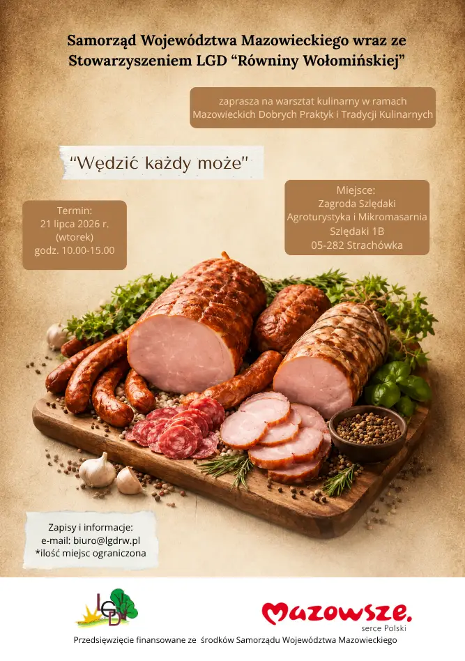 Warsztaty kulinarne o wędzeniu produktów