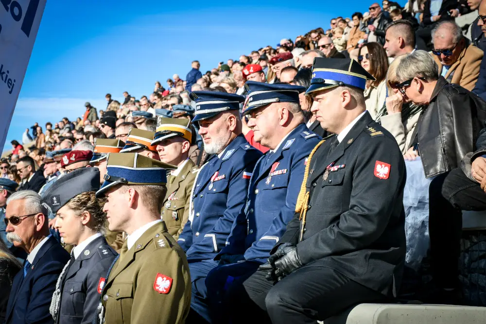 Uroczystości ślubowania kadetów z udziałem Komendanta Powiatowego Policji w Wołominie
