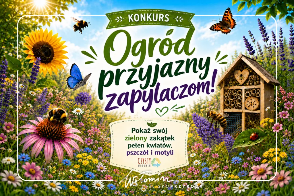 Konkurs „Ogród przyjazny zapylaczom!” w Wołominie