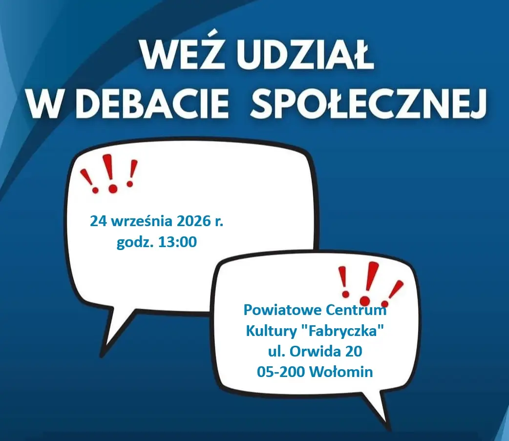 Debata społeczna ewaluacyjna mieszkańców Wołomina