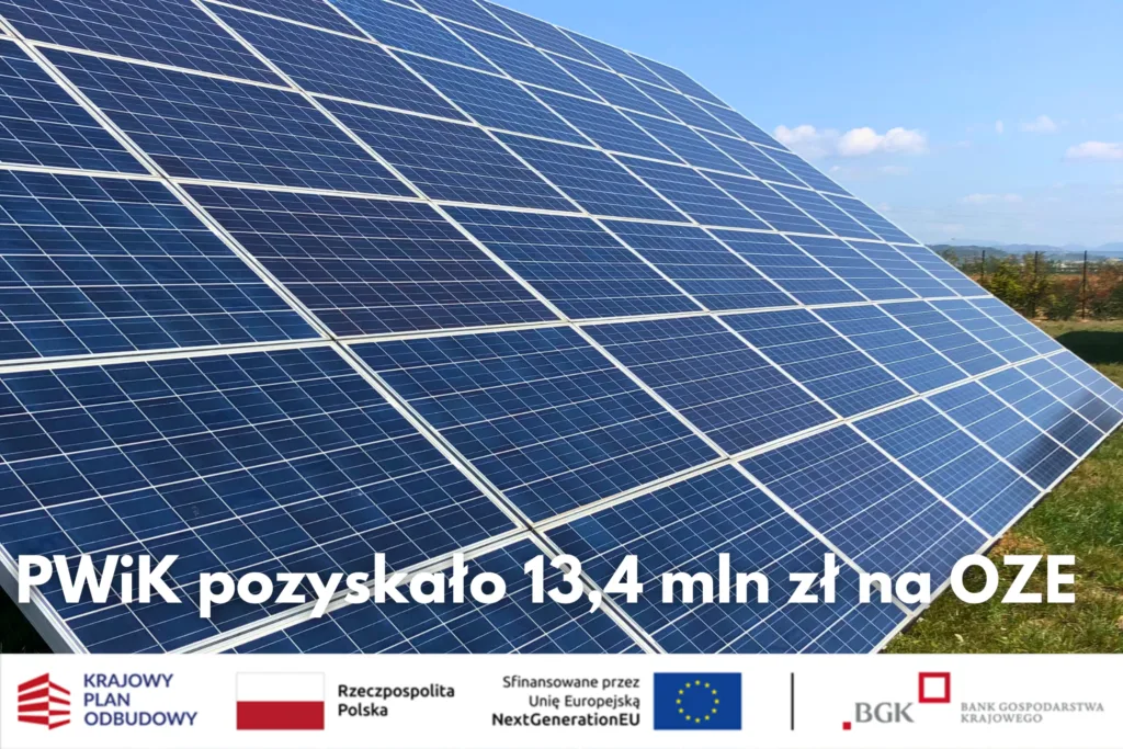 PWiK Wołomin inwestuje w odnawialne źródła energii