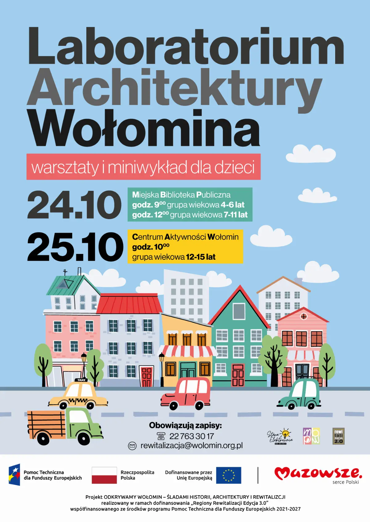 Warsztaty architektoniczne dla dzieci i młodzieży w Wołominie