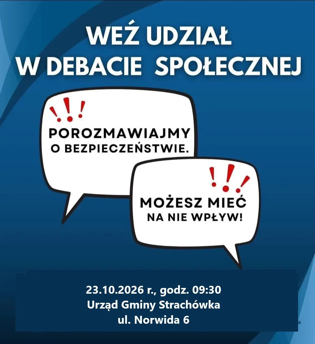 Debata społeczna ewaluacyjna dla mieszkańców Strachówki