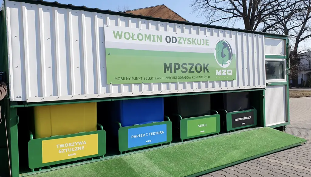 Mobilny Punkt Selektywnej Zbiórki Odpadów w Wołominie