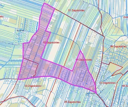 Konsultacje społeczne projektu mpzp Zagościniec – Zenonów – część B