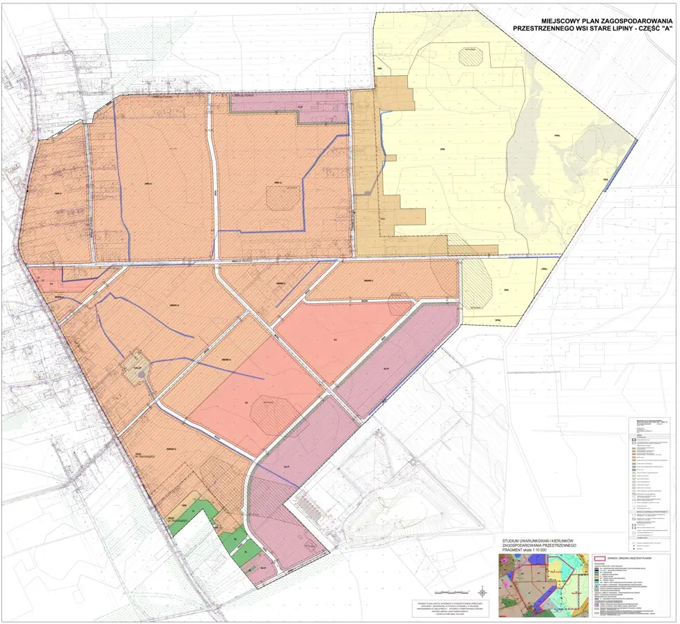 Wyłożenie projektu miejscowego planu zagospodarowania przestrzennego wsi Stare Lipiny – część A do publicznego wglądu