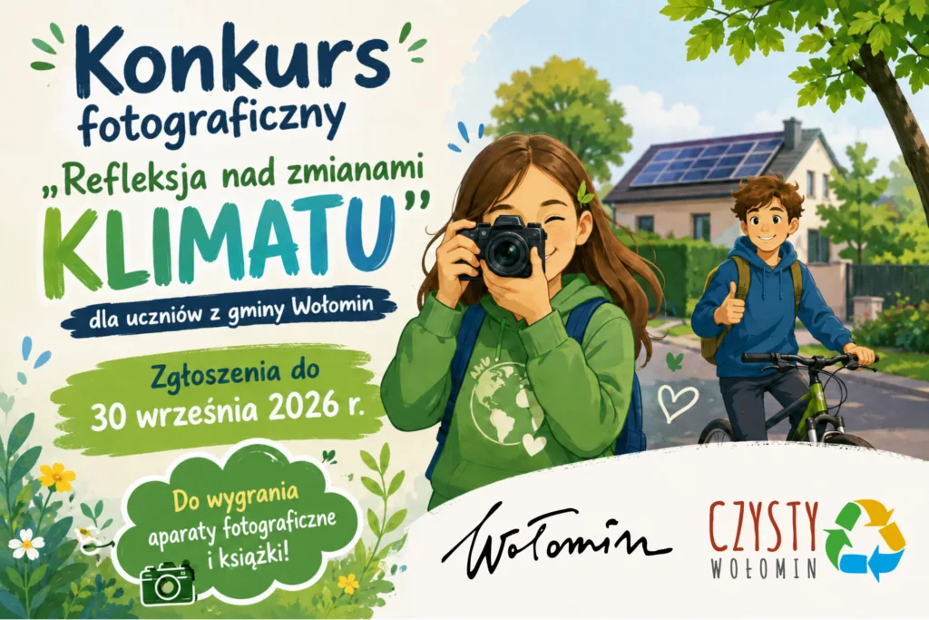 Konkurs fotograficzny „Refleksja nad zmianami KLIMATU” w Gminie Wołomin