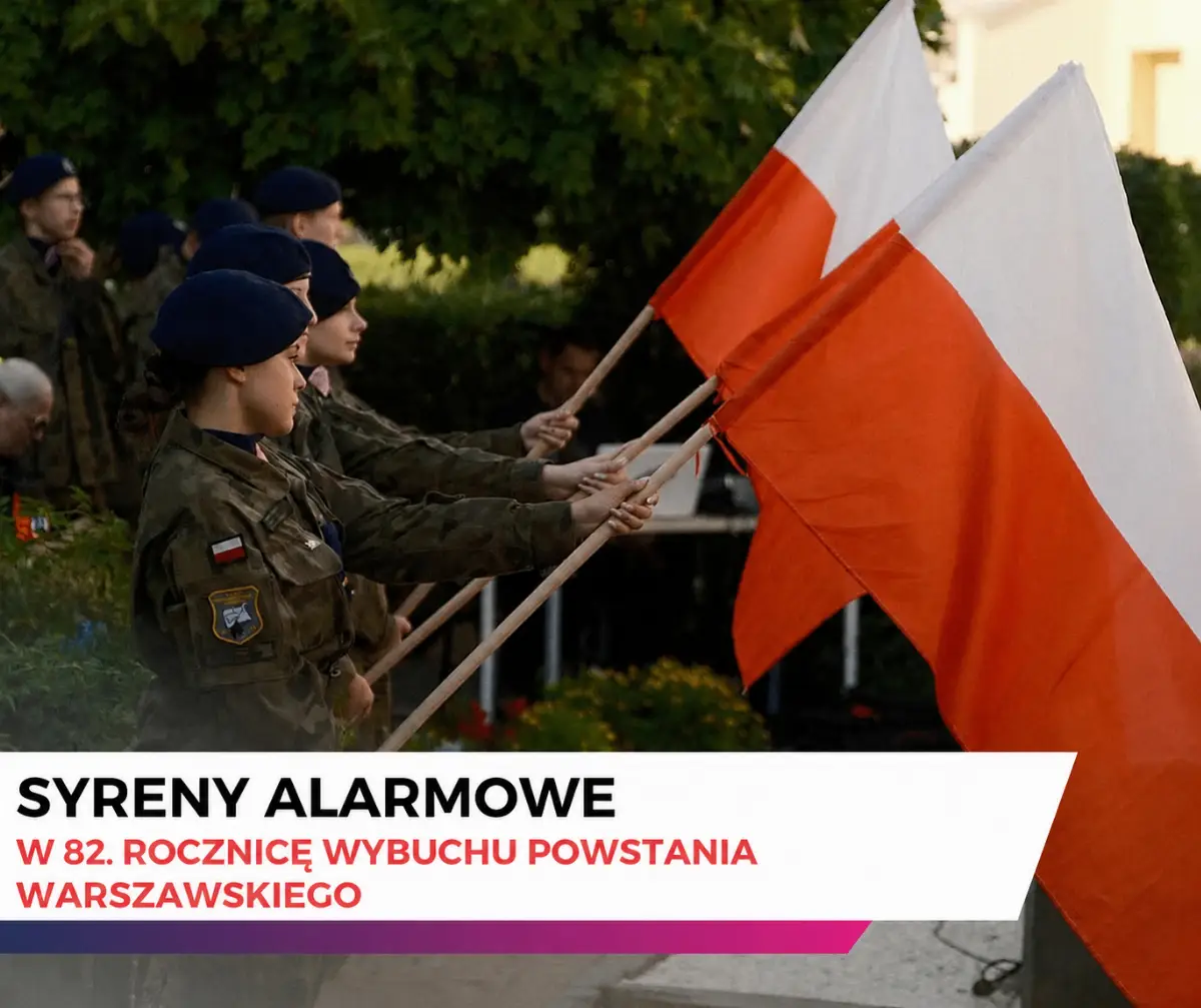 Włączenie syren alarmowych 1 sierpnia na rocznicę Powstania Warszawskiego
